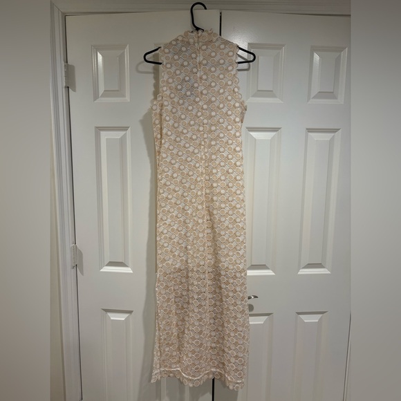 NWT Cartolina Nantucket Brigitte Dress in Sand Size Small Vacation Beach Crochet - Picture 5 of 10